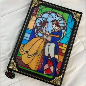 Beauty and the Beast Stained Glass Window Replica Journal
